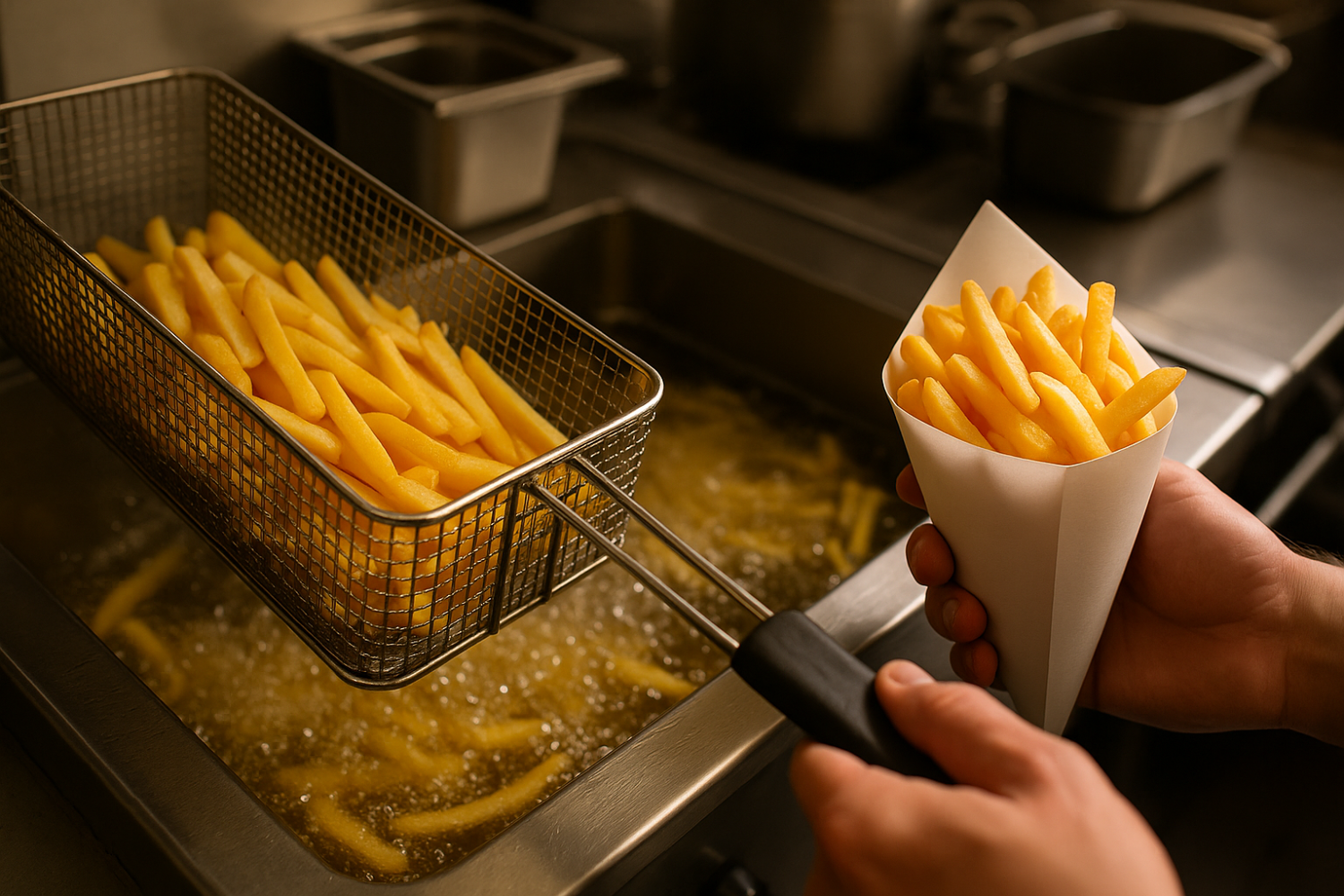 Profesyonel Mutfaklar İçin Hollanda Agria Patates ile Amsterdam Usulü Çift Kızartma Tekniği